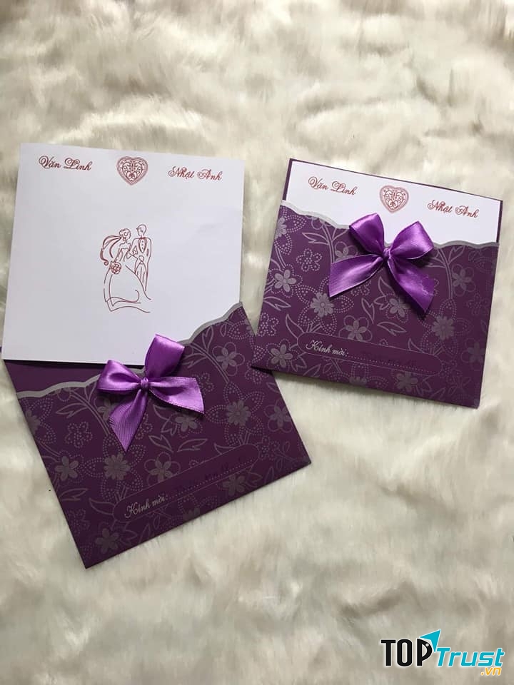Mẫu thiệp rẻ, đẹp, sang trọng
