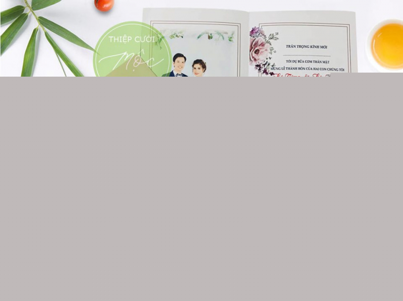 Thiệp cưới đẹp cho đám cưới thêm ý nghĩa