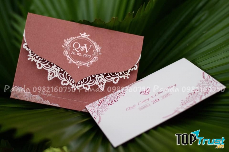 Thiệp cưới Panda