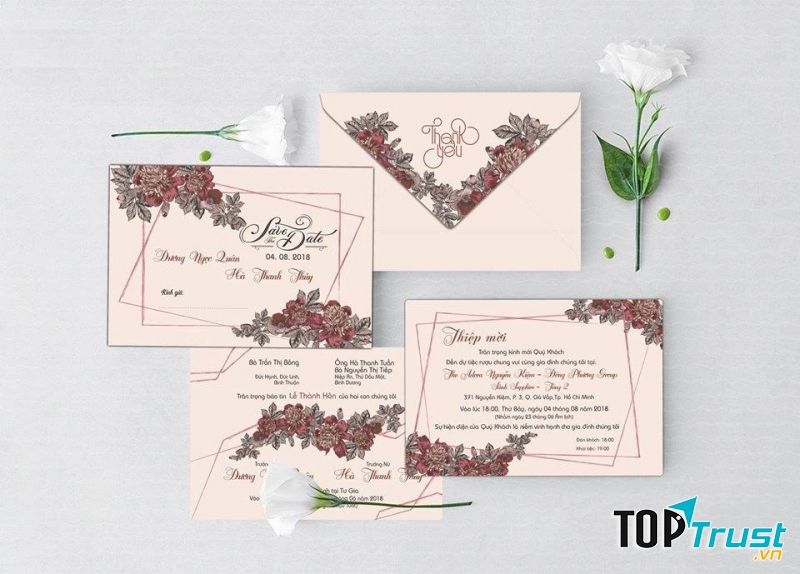 Thiệp cưới Quang Phú