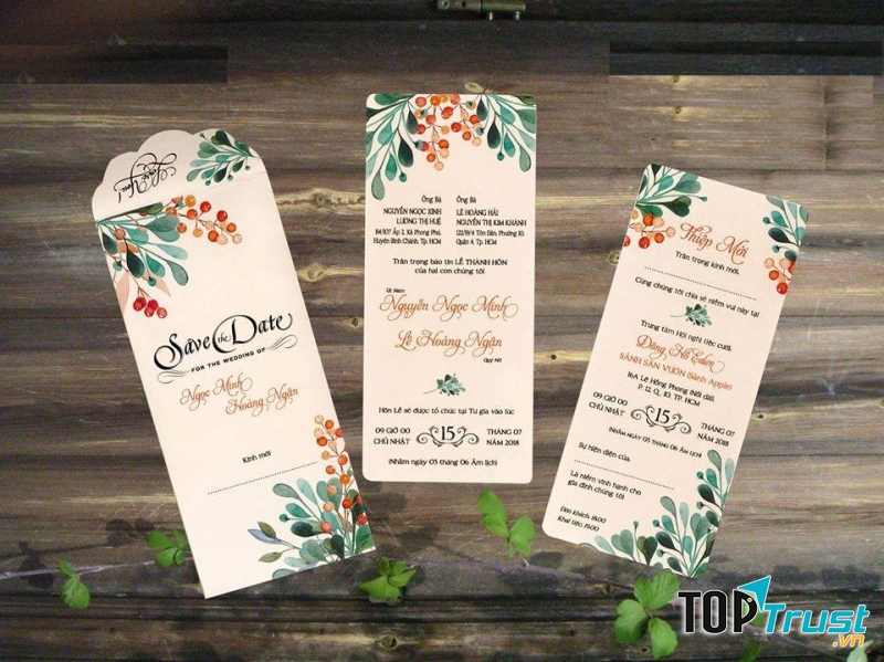 Thiệp cưới Quang Phú