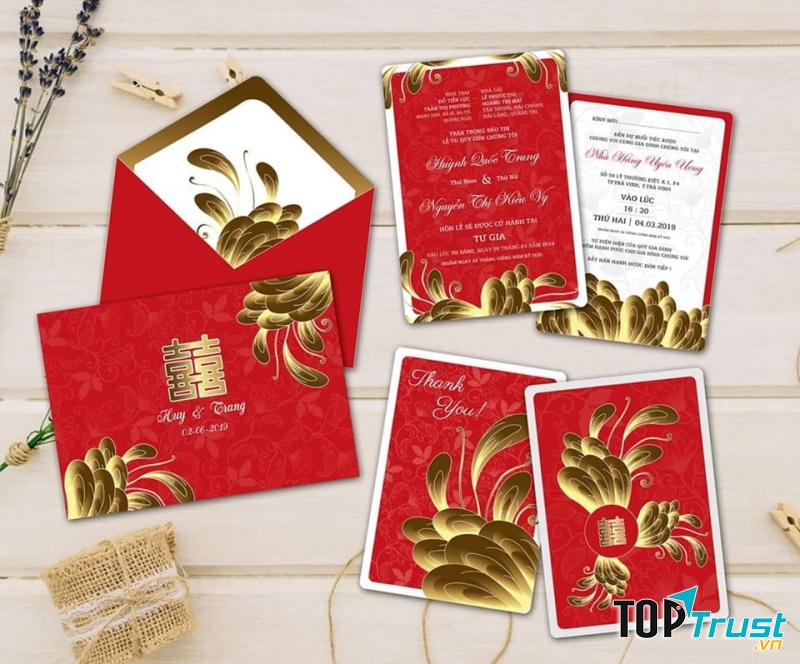 Thiệp cưới Quy Nhơn