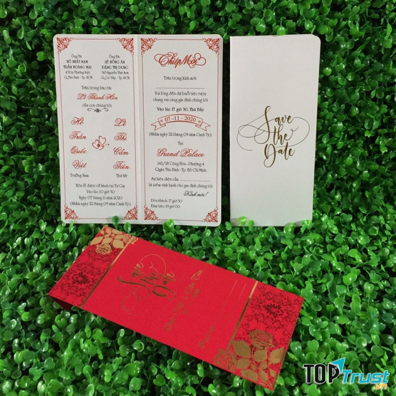 Thiệp cưới Rosie