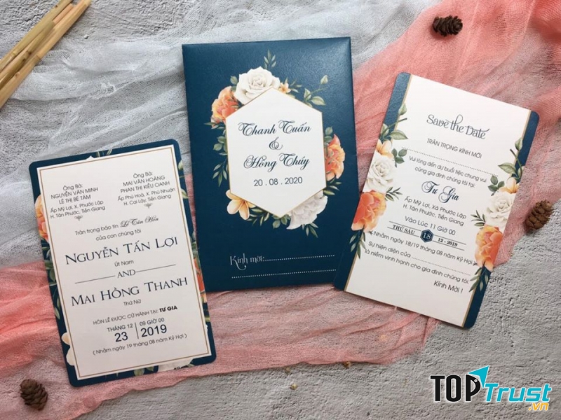 Thiệp cưới Song Hỷ