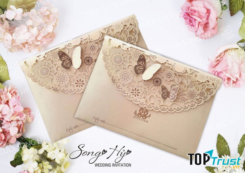 Thiệp Cưới Song Hỷ Quảng Ngãi