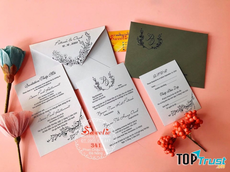 Thiệp cưới sweetie