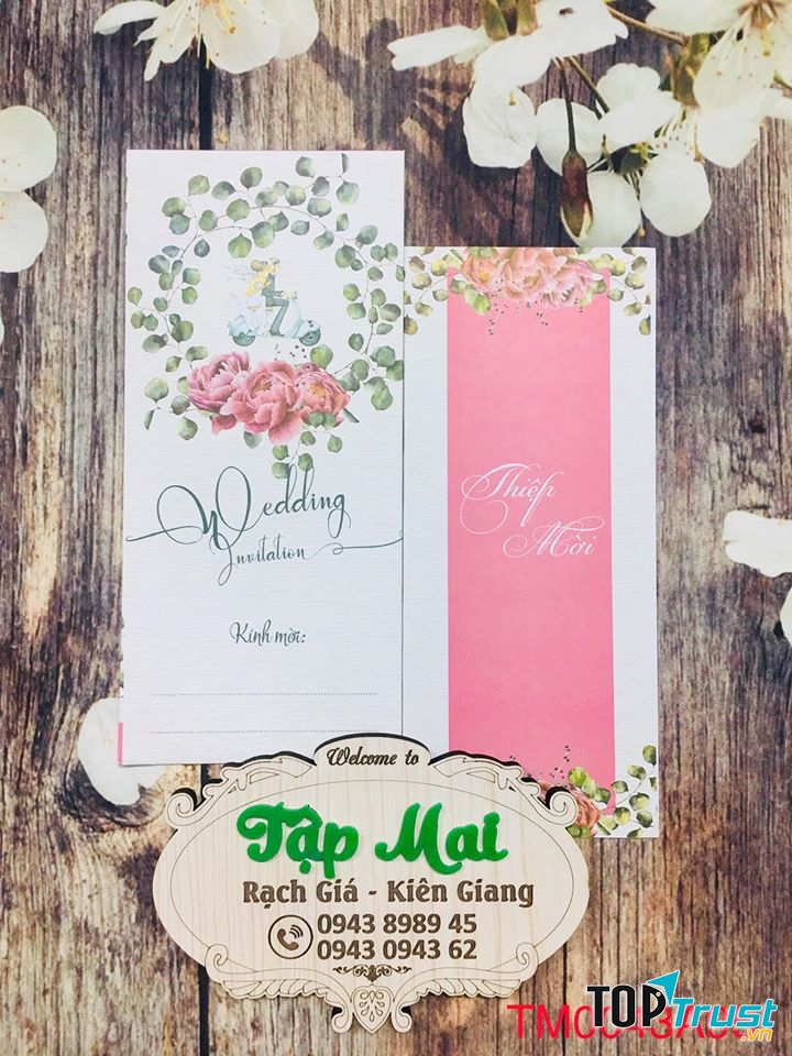 Thiệp Cưới Tập Mai