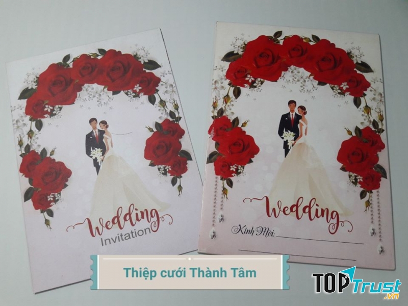 Thiệp cưới Thành Tâm - Quảng Ngãi