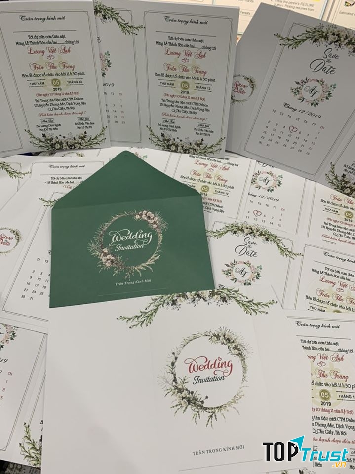 Thiệp cưới Thanh Xuân