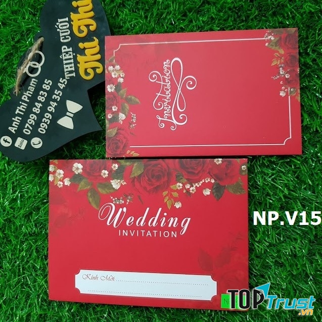 Thiệp cưới Thi Thi