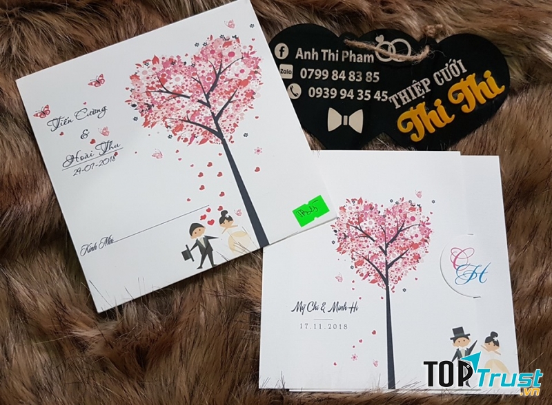 Thiệp cưới Thi Thi Cần Thơ