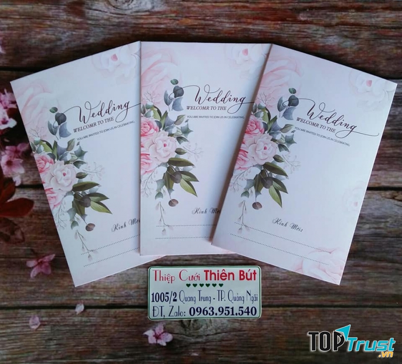 Thiệp cưới Thiên Bút