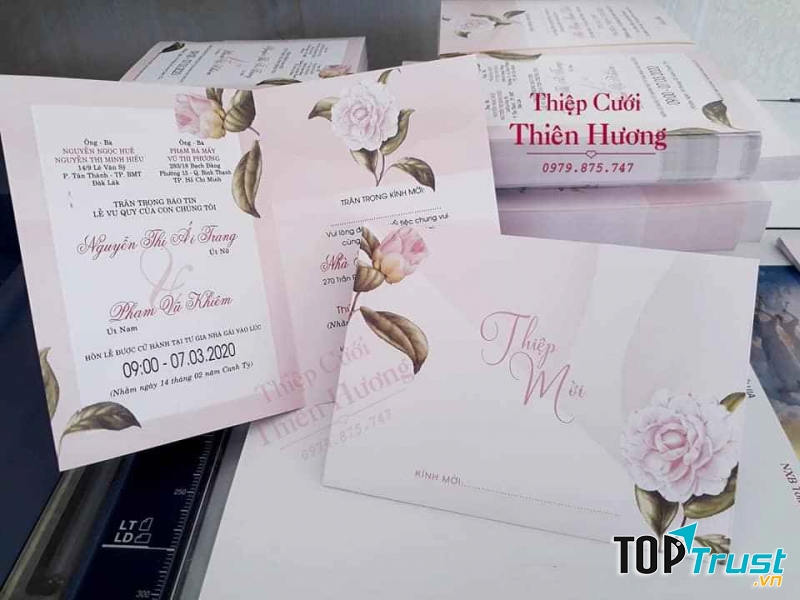Thiệp Cưới Thiên Hương
