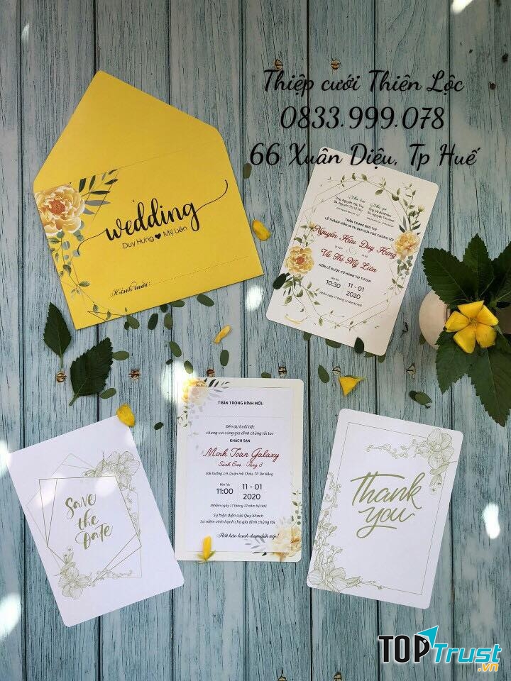 Thiệp cưới Thiên Lộc