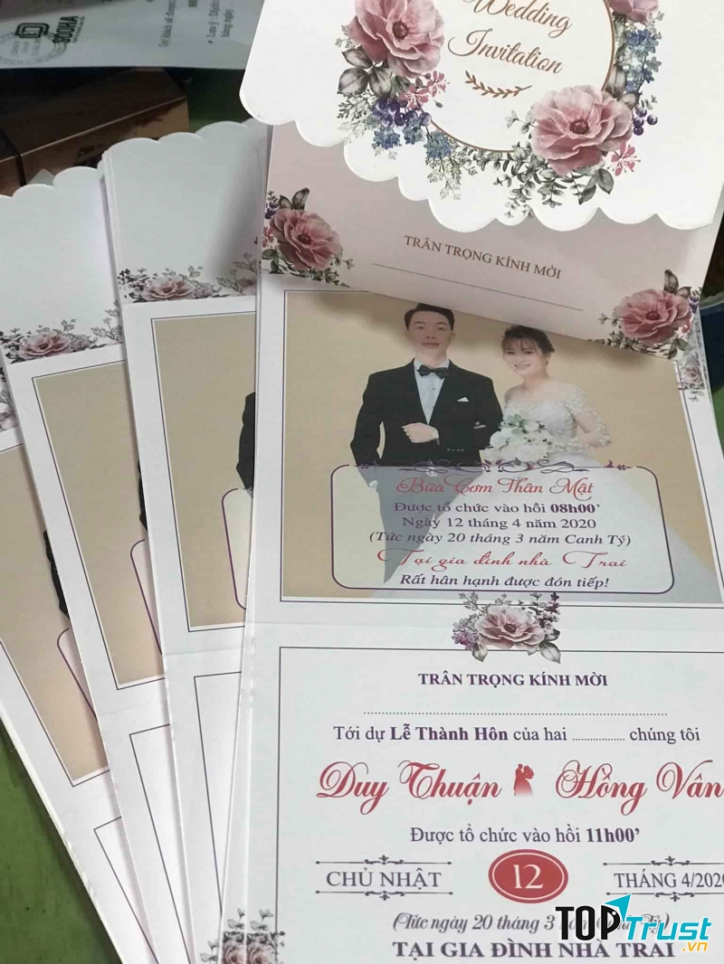 Thiệp Cưới Thu Thủy