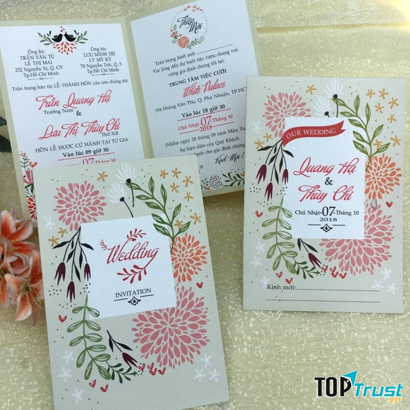 Thiệp Cưới Thủy Nguyên