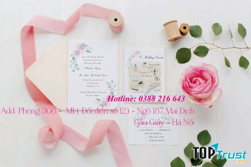 Thiệp cưới Tràng An