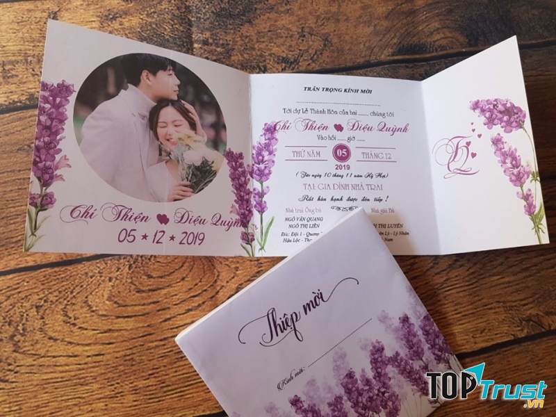 Thiệp cưới Tràng An