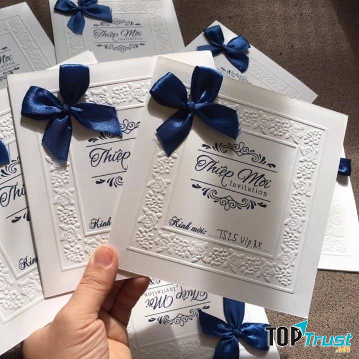Thiệp Cưới Trường Thu