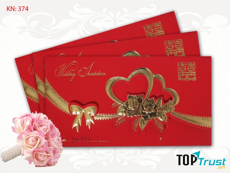 Thiệp cưới là sứ giả báo tin vui