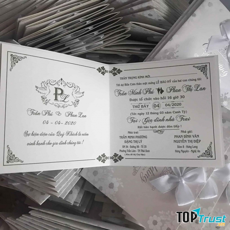 Thiệp Cưới Tuấn Lan