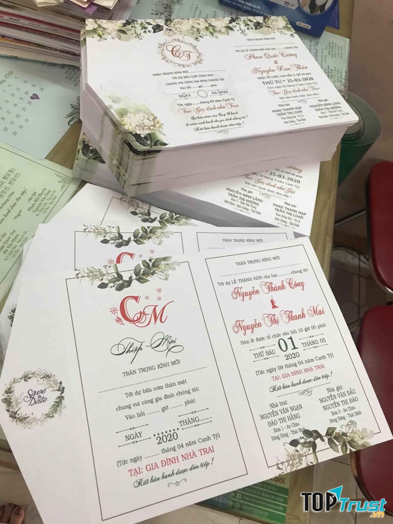 Thiệp Cưới Tuấn Lan