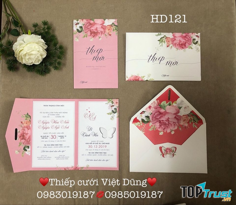 Thiệp cưới Việt Dũng