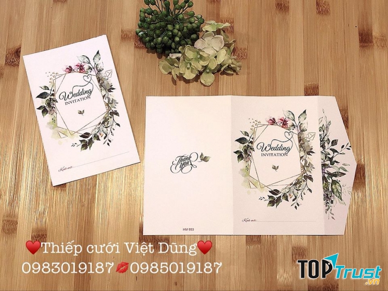 Thiệp cưới Việt Dũng