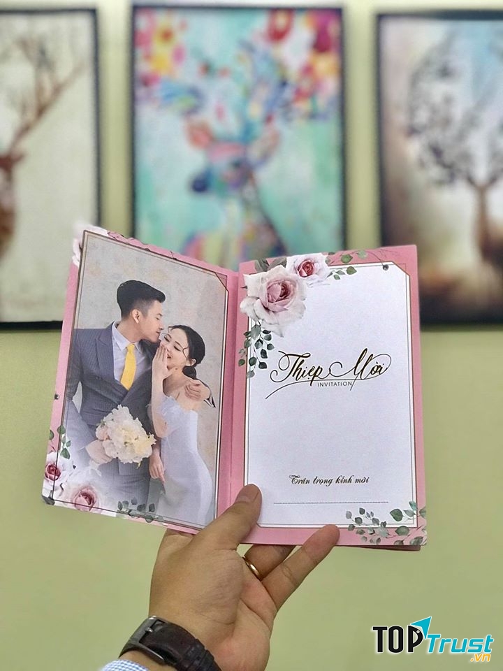 Thiệp Cưới Xanh