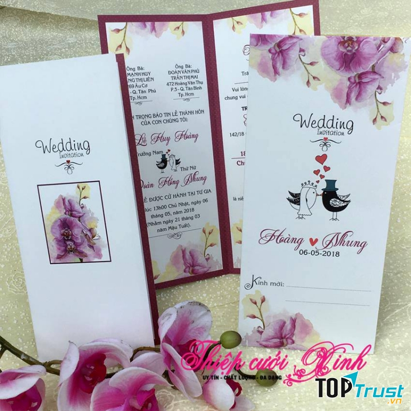 Thiệp Cưới Xinh