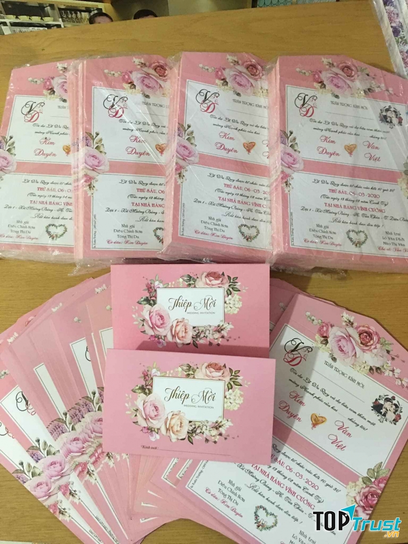 Thiệp Cưới Xuân Trường