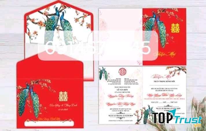 Thiệp cưới Yến