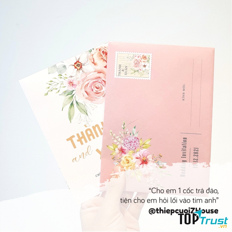 Thiệp cưới cực xinh