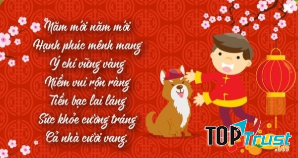 Món quà đơn giản và ý nghĩa cho bố mẹ vào dịp Tết đó chính là tấm thiệp mừng năm mới