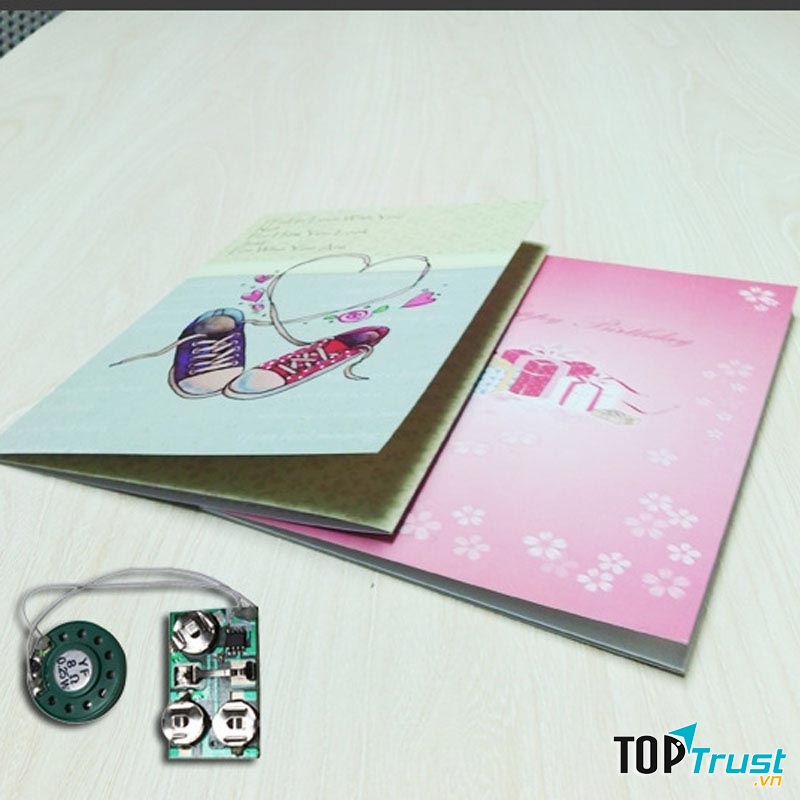 Thiệp nhạc điện tử - món quà 8/3 đầy ý nghĩa