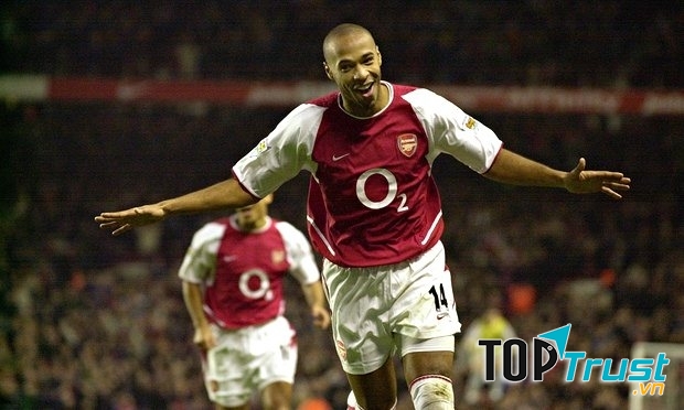 Quãng thời gian thi đấu tại Arsenal đã đưa Thierry Henry trở thành cầu thủ hàng đầu thế giới.