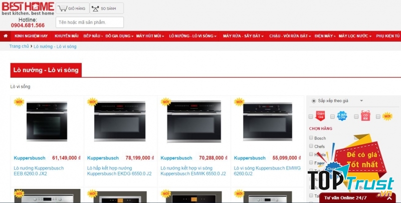 Thiết bị nhà bếp Besthome