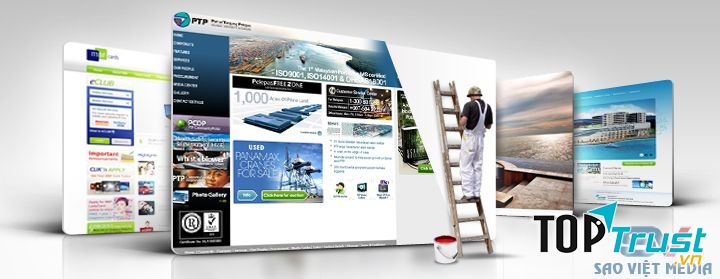 Thiết kế website Sao Việt Media