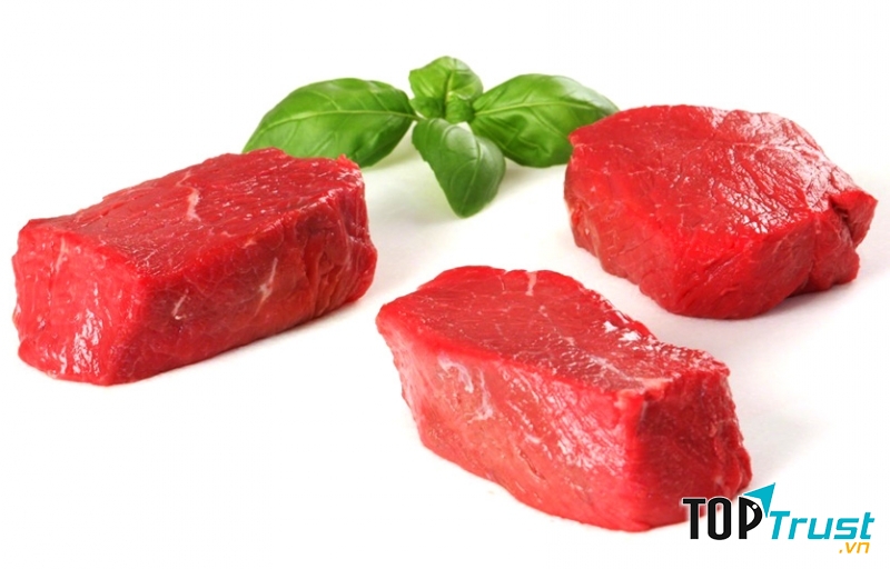 Thịt bò có chứa một lượng sắt và kẽm rất lớn