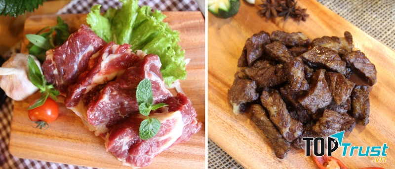 Thịt bò tơ nướng Tây Ninh