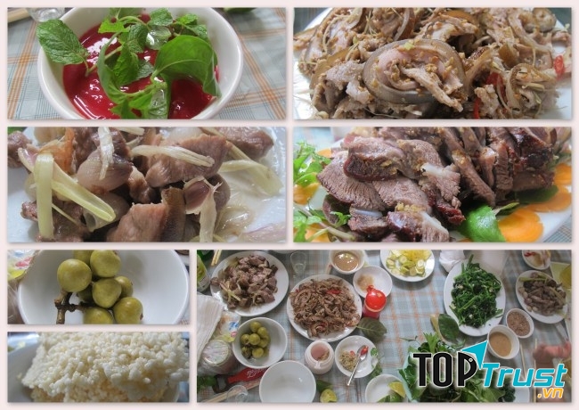 Thịt dê Ninh Bình ẩm thực Miền Bắc