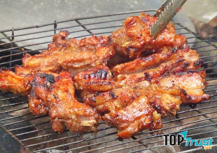 Thịt heo nướng chao