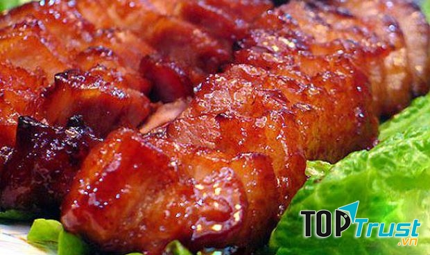 Thịt heo nướng mật ong