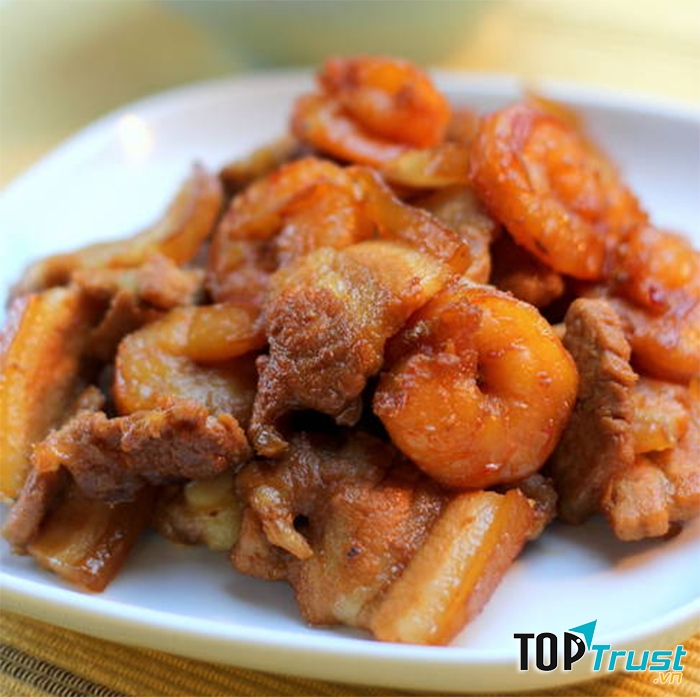 Thịt heo rang tôm