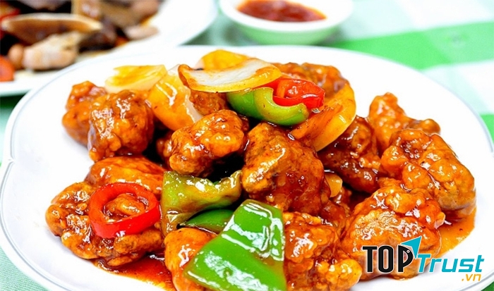 Thịt heo xào chua ngọt