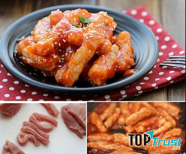 Món thịt lợn chua ngọt
