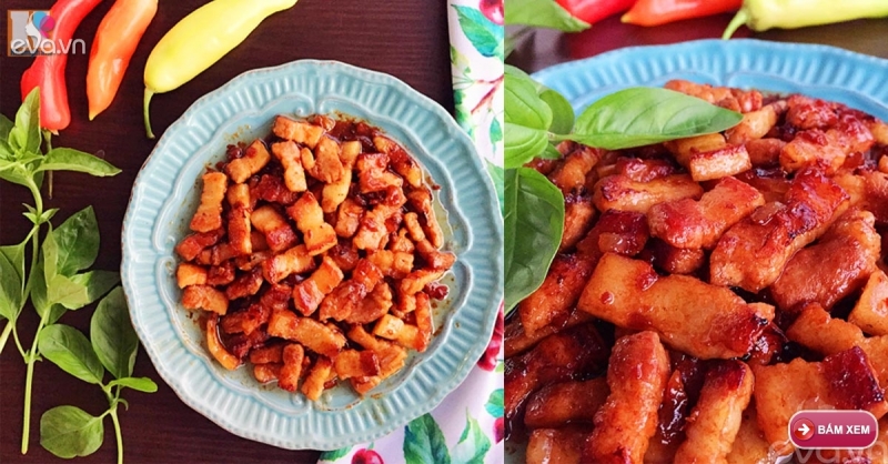 thịt rang cháy cạnh