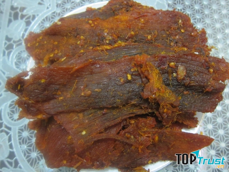 Đĩa thịt nai khô thật khiến bạn mê mệt.