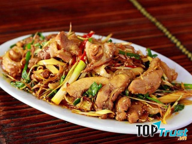 Thịt ngỗng sả ớt