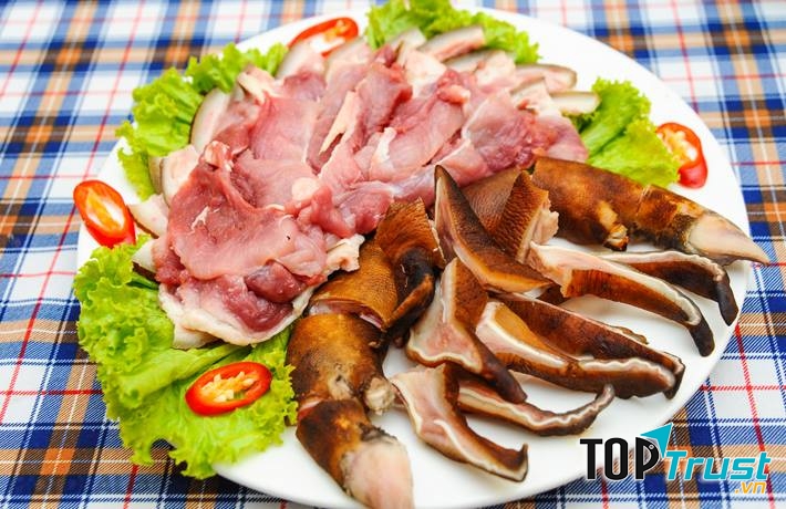 Đặc sản thịt lợn rừng